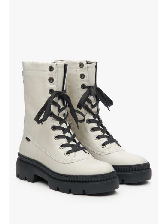 Estro Estro Μποτάκια ER00113683 Μπεζ