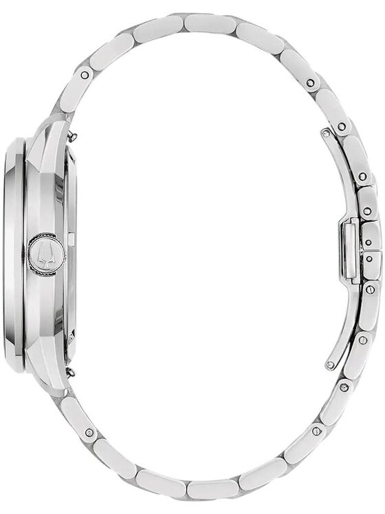 Bulova Bulova Zegarek 96A329 Srebrny