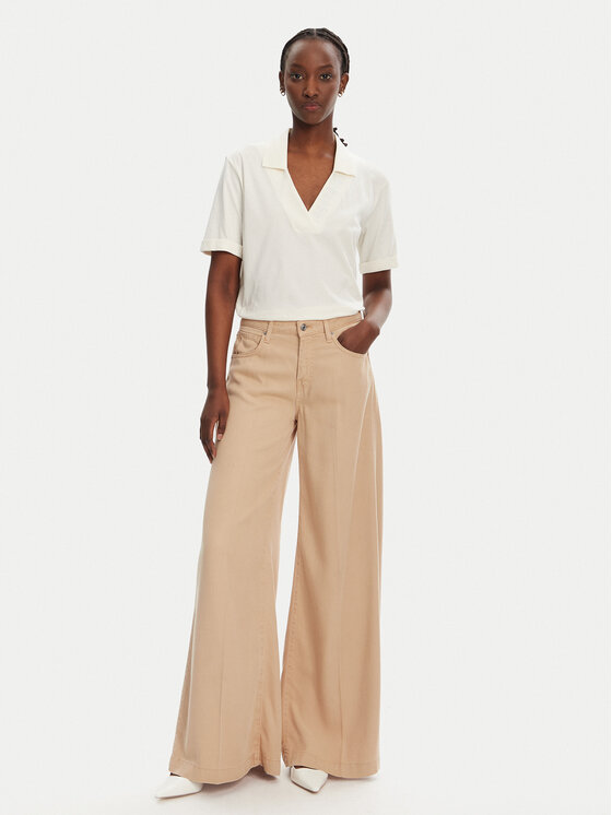 Liu Jo Sport Liu Jo Sport T-särk TA5187 J6308 Valge Relaxed Fit
