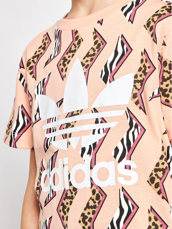 T-shirt Allover Print Tee GN2212 Arancione Regular...