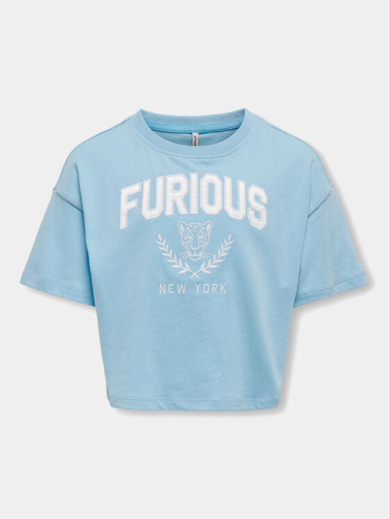 Kids ONLY Kids ONLY Marškinėliai Gvilla 15322531 Mėlyna Regular Fit