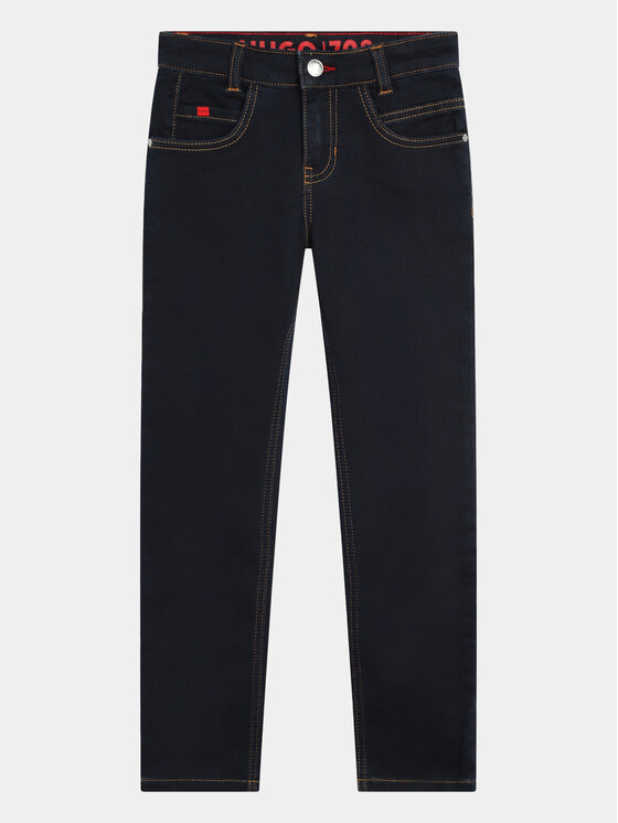 HUGO Hugo Jeans hlače G00048 S Modra Slim Fit