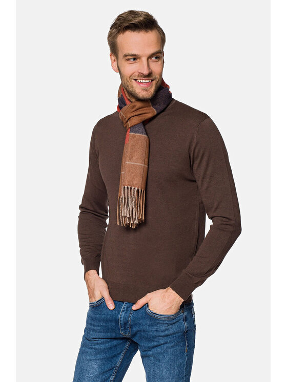 Lancerto Lancerto Szalik SZ090220000019 Kolorowy