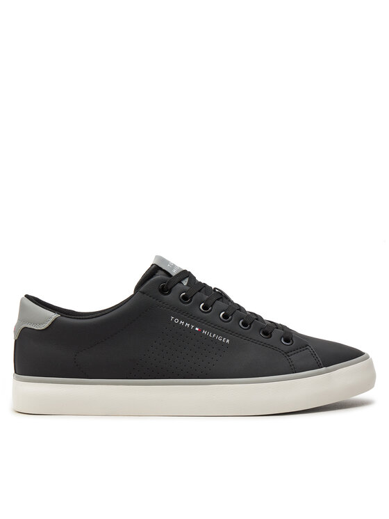 Sneakers Tommy Hilfiger Th Hi Vulc Low Core Seasonal FM0FM05110 Negru
