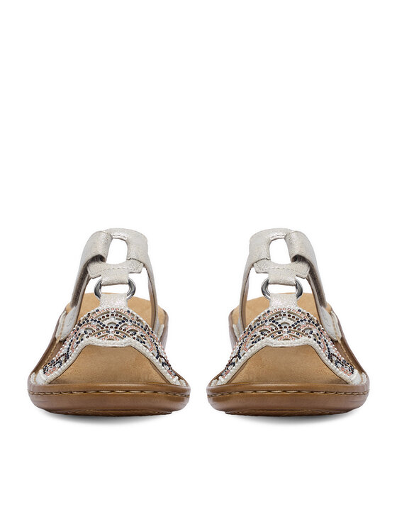 Rieker Rieker Natikači CEO-608K2-40 Srebrna