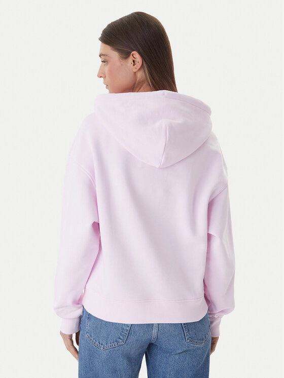 Tommy Jeans Tommy Jeans Felpa Badge DW0DW19414 Rosa Boxy Fit