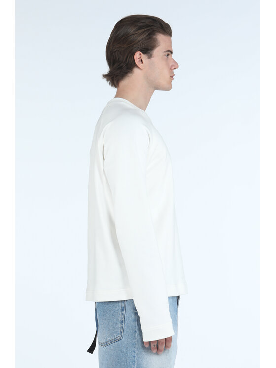 N°21 N°21 Felpa 23EN1M0E06140011321 Bianco Regular Fit
