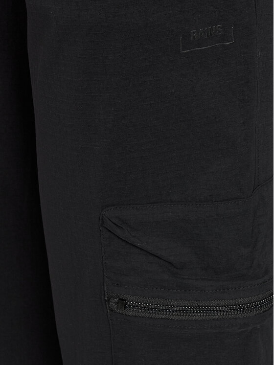 Rains Rains Spodnie materiałowe Tomar Pants Regular 19300 Czarny Regular Fit