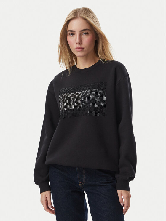 Tommy Jeans Tommy Jeans Hanorac DW0DW23579 Negru Regular Fit