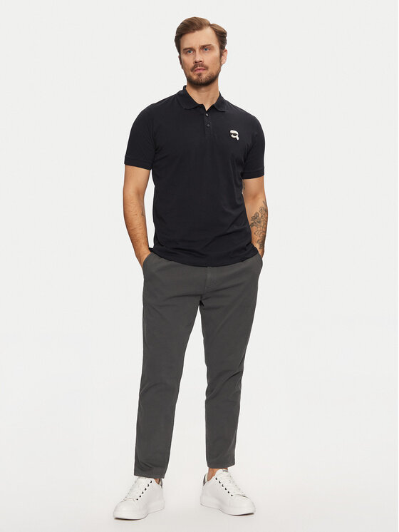 KARL LAGERFELD KARL LAGERFELD Поло 745710 551224 Cиній Regular Fit