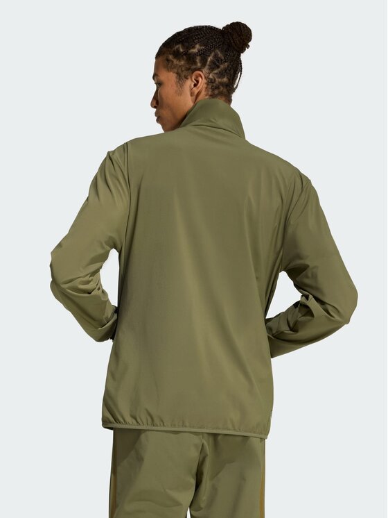 adidas adidas Wiatrówka 158888 Zielony Slim Fit