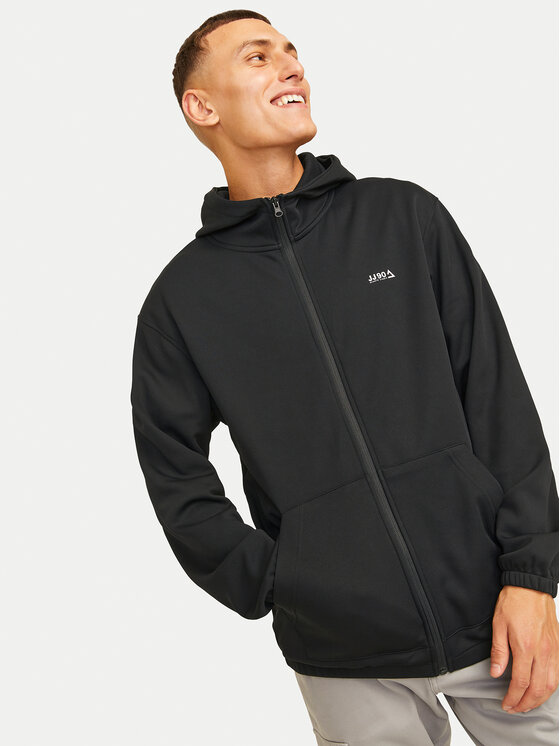 Jack&Jones Jack&Jones Majica dugih rukava Basic 12261373 Crna Regular Fit