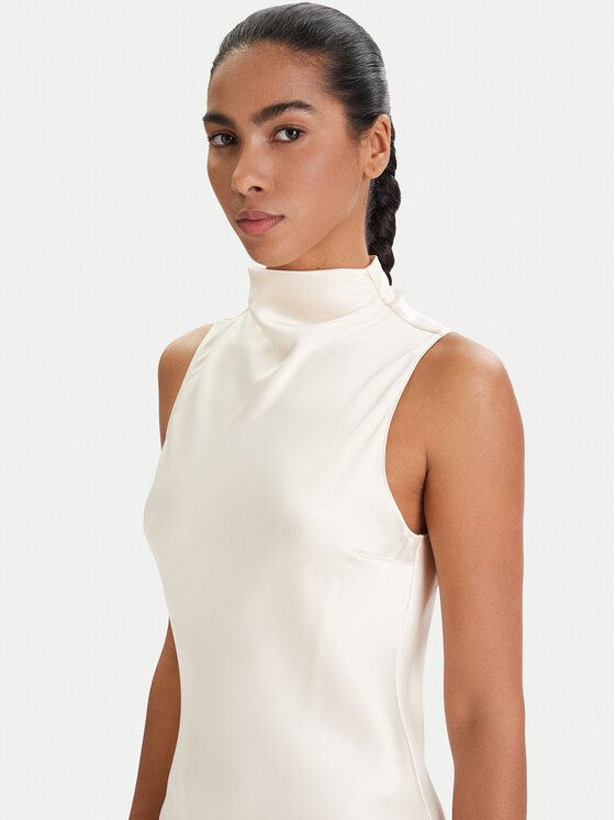 Patrizia Pepe Patrizia Pepe Kokteiļkleita 8A1627/A269-W409 Écru Regular Fit