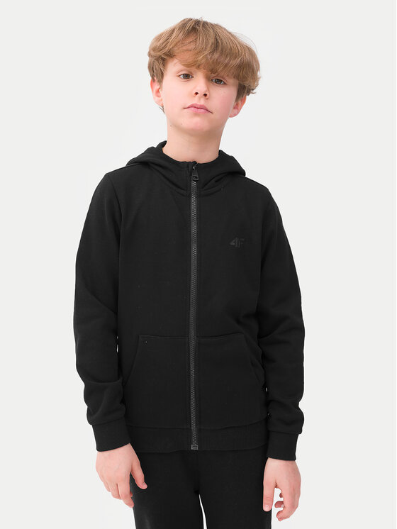 4F 4F Mikina 4FJWSS24TSWSM0926 Čierna Regular Fit