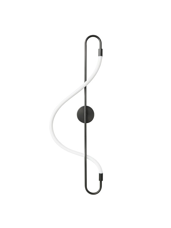 MIAhome MIAhome Kinkiet Lampa ścienna ESSA czarna 90 cm Czarny