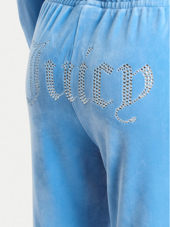 Juicy Couture Juicy Couture Teplákové kalhoty Tina JCAPW045 Modrá Regular Fit