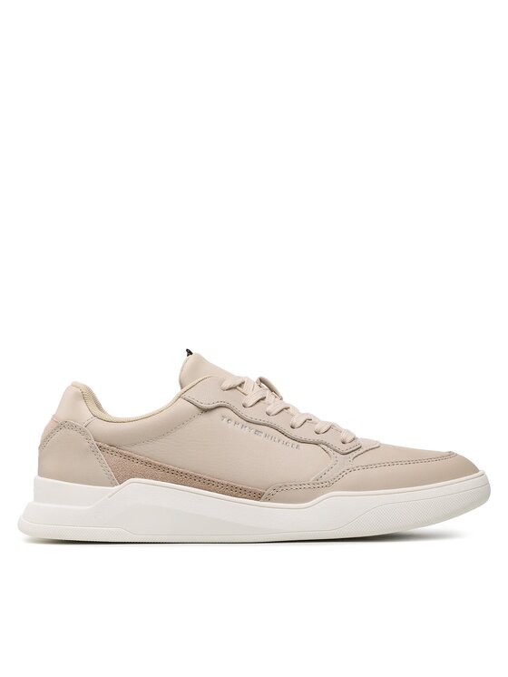 Tommy Hilfiger Snīkeri Elevated Cupsole Leather FM0FM04490 Bēšs