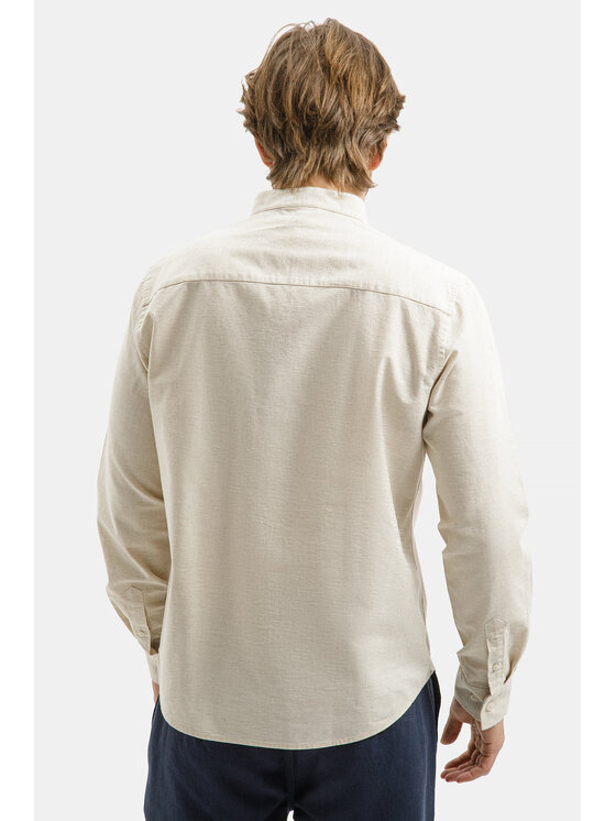 Cross Jeans Cross Jeans Koszula 35627-053 Szary Regular Fit