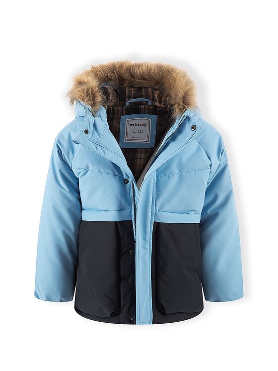 minoti minoti Kurtka zimowa 33COAT202 Niebieski jasny Parka Fit