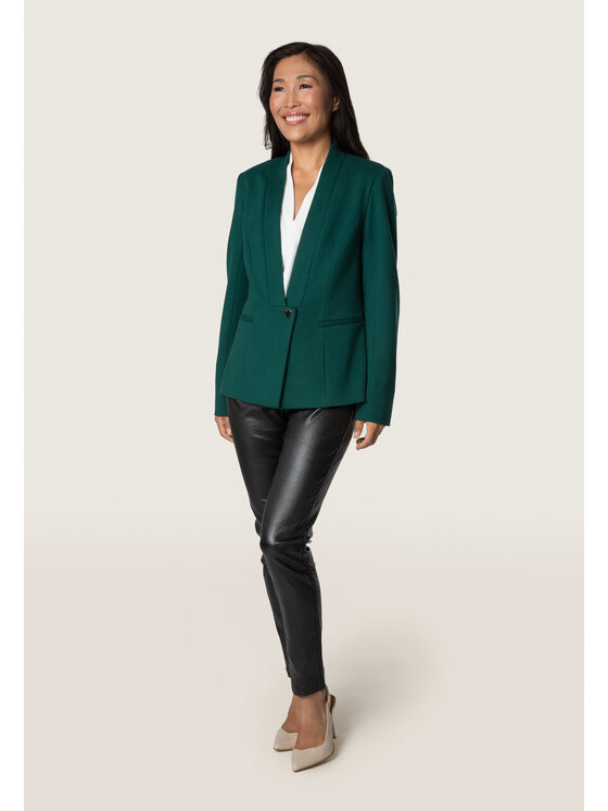 QUIOSQUE QUIOSQUE Marynarka 08230026 QUEEN SET JACKET Zielony Regular Fit