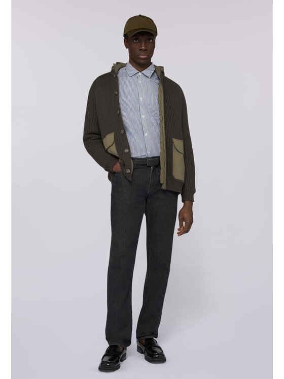 Trussardi Trussardi Cardigan M0268000028N035 Verde Regular Fit