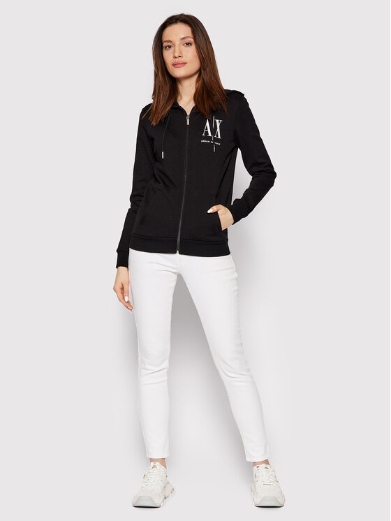Armani Exchange Armani Exchange Bluza 8NYM22 YJ68Z 1200 Czarny Regular Fit