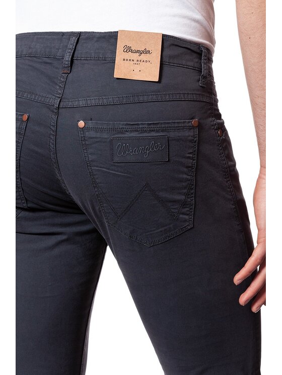 Wrangler Wrangler Spodnie materiałowe LARSTON Niebieski Slim Fit