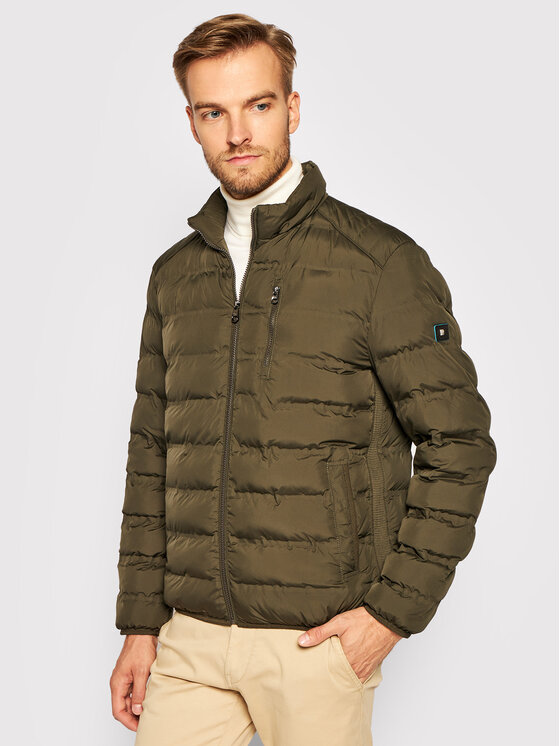 bershka hooded puffer jacket