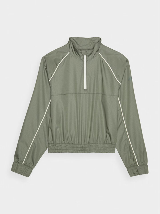 4F 4F Bunda pro přechodné období 4FRSS24TTJAF0886-44S Zelená Oversize