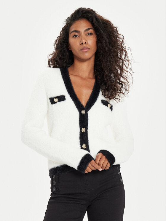 Morgan Morgan Cardigan 242-MOGUIN Bianco Regular Fit