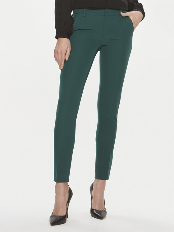 Liu Jo Liu Jo Riidest püksid MF3229 T7896 Roheline Regular Fit