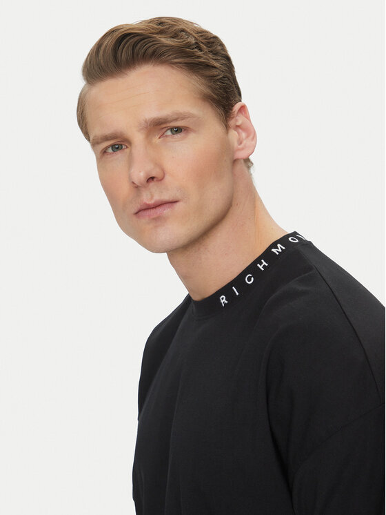 Richmond X Richmond X T-Shirt Bani UMA24058TS Μαύρο Regular Fit