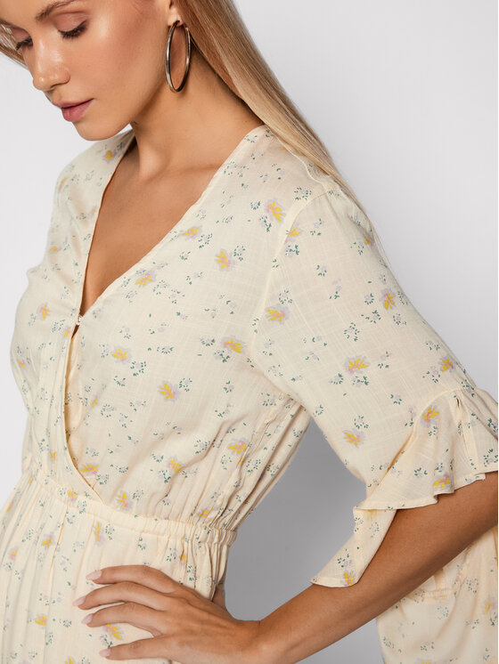 Vestito estivo Love Light W3DR04 BIP1 Giallo