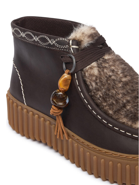 Clarks Clarks Μποτίνια Torhill Moss 26327772 Καφέ