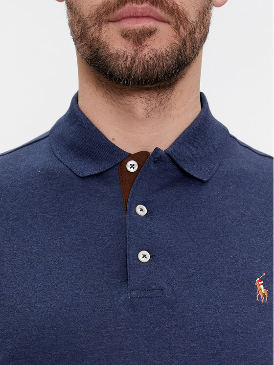 Polo Ralph Lauren Polo Ralph Lauren Polokošile 710671785010 Tmavomodrá Custom Slim Fit