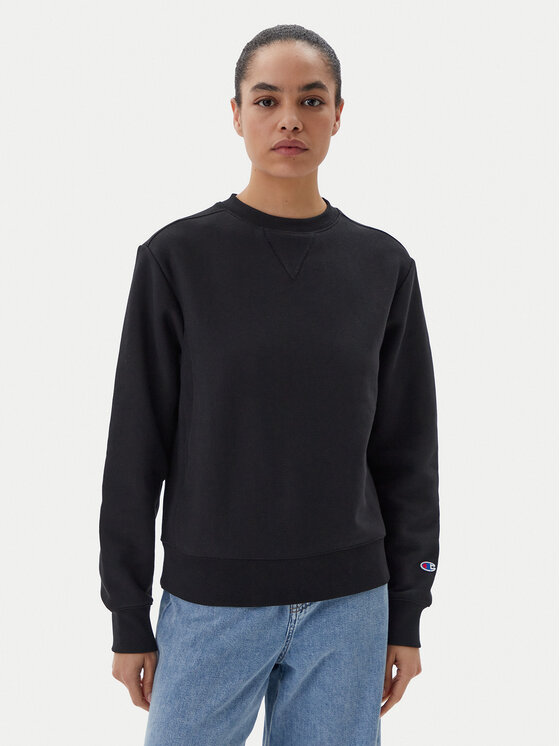 Champion Champion Pulóver 117871 Fekete Regular Fit