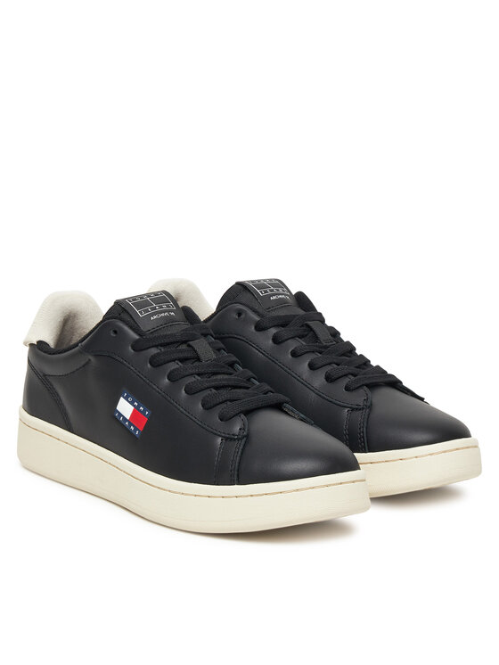 Tommy Jeans Tommy Jeans Tenisice Tjw Archive Court EN0EN02815 Crna