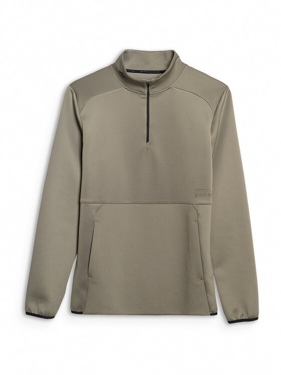 4F 4F Bluza techniczna TRAINING Khaki Regular Fit
