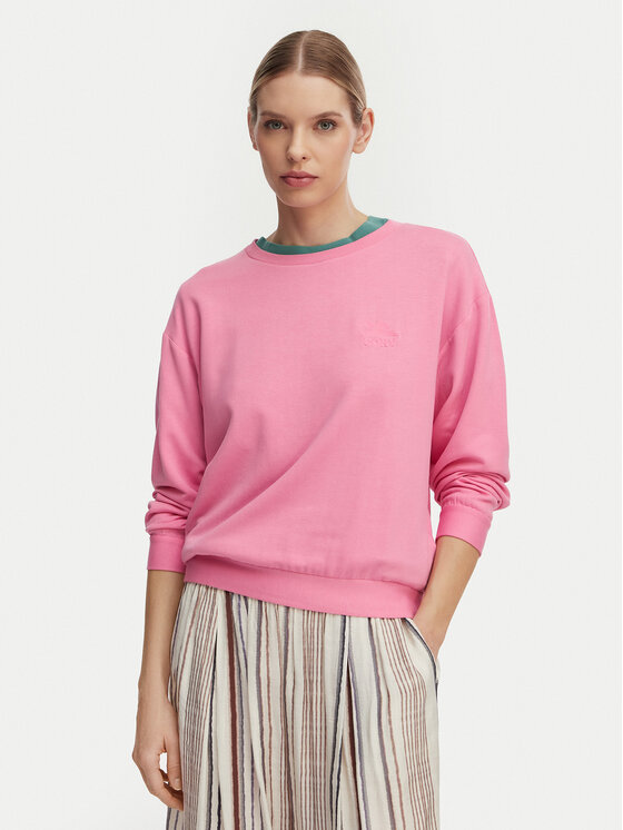 Roxy Roxy Світшот Surfing By Moonlight ERJFT05008 Рожевий Regular Fit