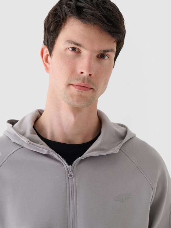 4F 4F Felpa 4FRAW24TSWSM1820-27S Grigio Regular Fit