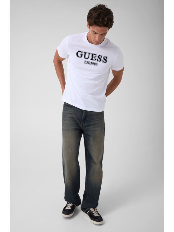 Guess Guess T-Shirt 184973 Biały Classic Fit