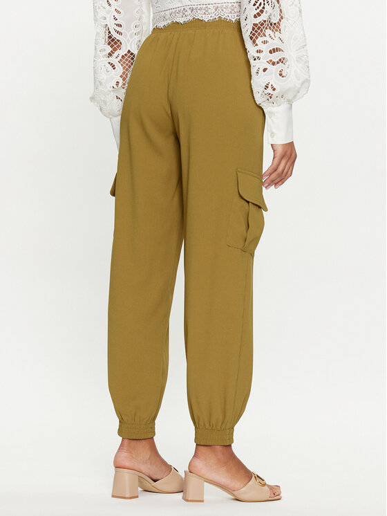 Silvian Heach Silvian Heach Kargo hlače GPP24421PA Khaki Regular Fit