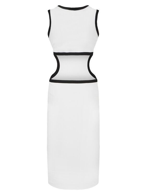Liu Jo Liu Jo Vasarinė suknelė VA5043 J4822 Balta Regular Fit