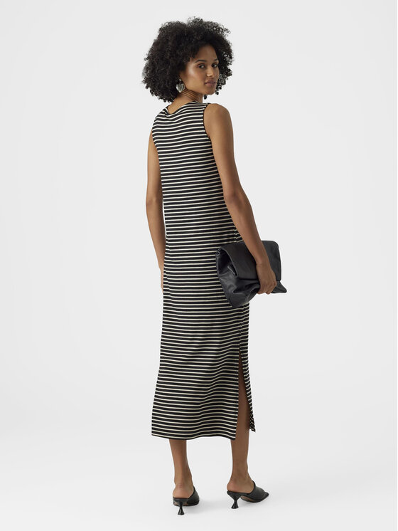 Vero Moda Vero Moda Poletna obleka Fiona 10290338 Črna Loose Fit