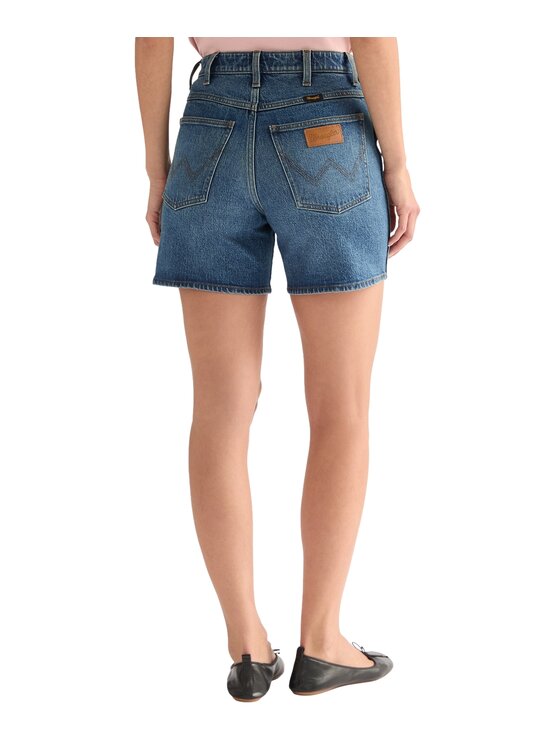Wrangler Wrangler Szorty jeansowe 112378275 Niebieski Regular Fit