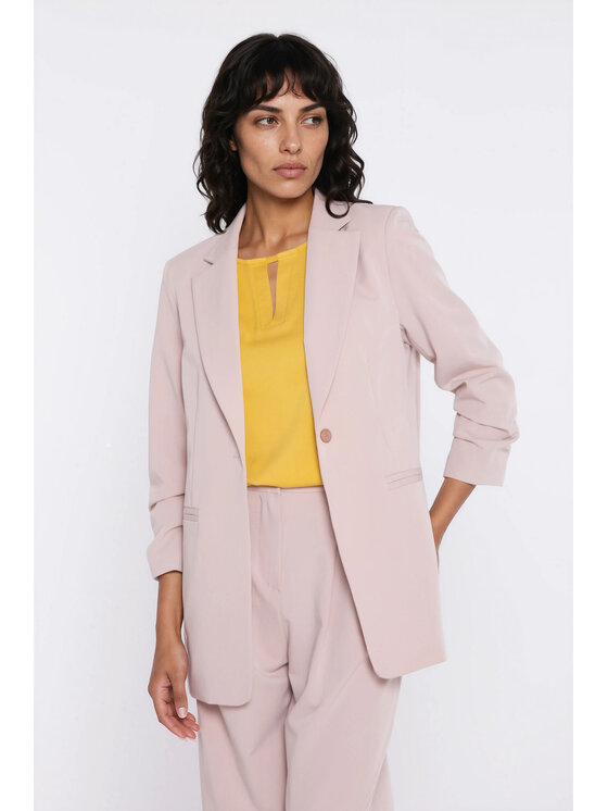 NIFE NIFE Halenka B225 Žlutá Regular Fit