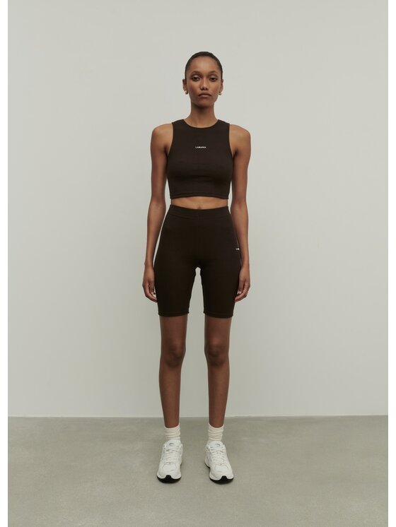 La Mania La Mania Szorty sportowe LIMI 3 Brązowy Classic Fit