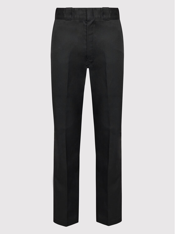 Dickies Dickies Текстилни панталони 874 Work DK0A4XK6BLK Черен Original Fit