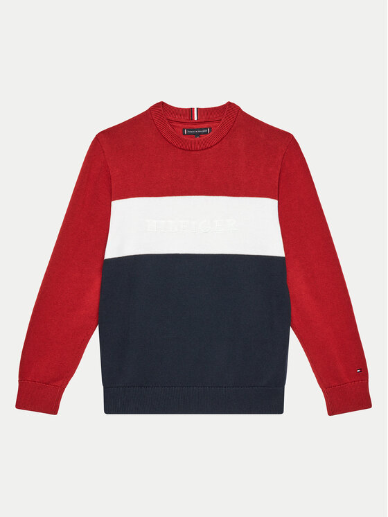 Tommy Hilfiger Tommy Hilfiger Суитшърт Colorblock KB0KB09150 Цветен Regular Fit