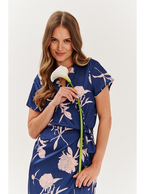 NAOKO NAOKO Každodenné šaty Milano Moves Tmavomodrá Regular Fit